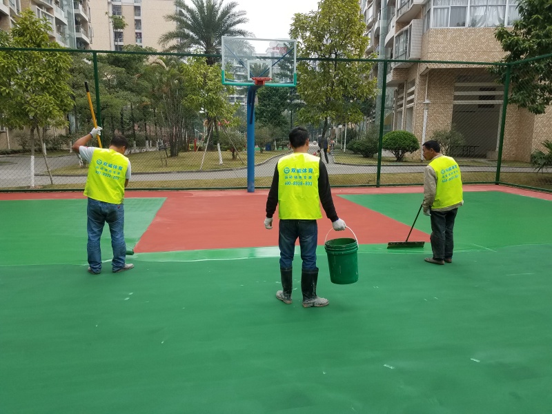 東莞東城慶豐花園丙烯酸球場施工圖